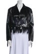 Toga Pulla Printed Biker Jacket