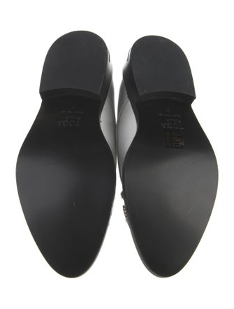 Toga Pulla Leather Colorblock Pattern Sneakers