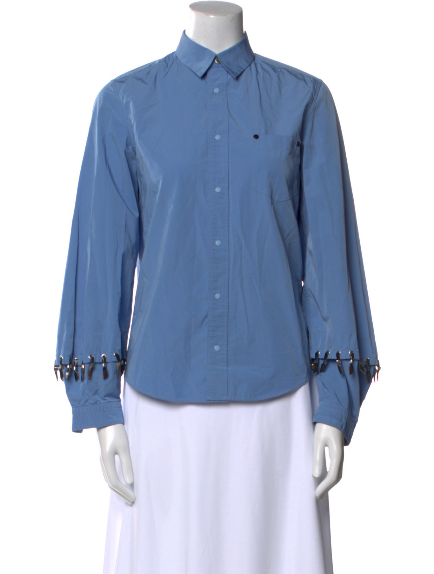 Toga Pulla Long Sleeve Button-Up Top