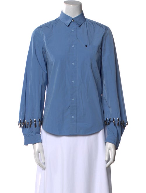 Toga Pulla Long Sleeve Button-Up Top