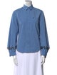 Toga Pulla Long Sleeve Button-Up Top