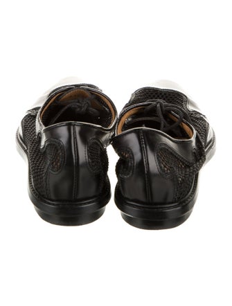 Toga Pulla Leather Mesh Accents Oxfords