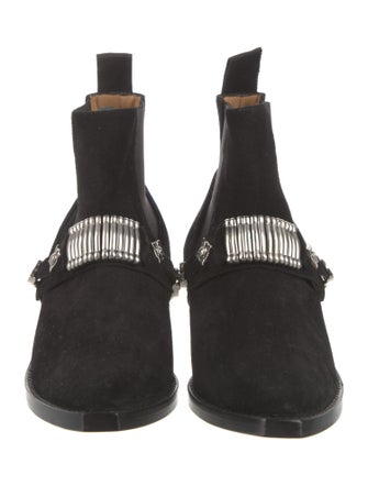 Toga Pulla Leather Studded Accents Chelsea Boots