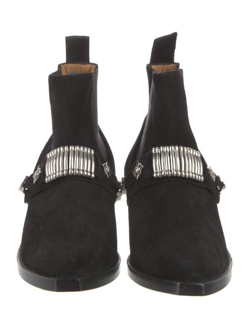 Toga Pulla Leather Studded Accents Chelsea Boots