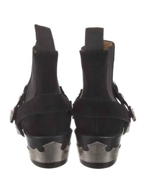 Toga Pulla Leather Studded Accents Chelsea Boots