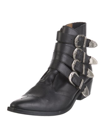 Toga Pulla Leather Western Boots