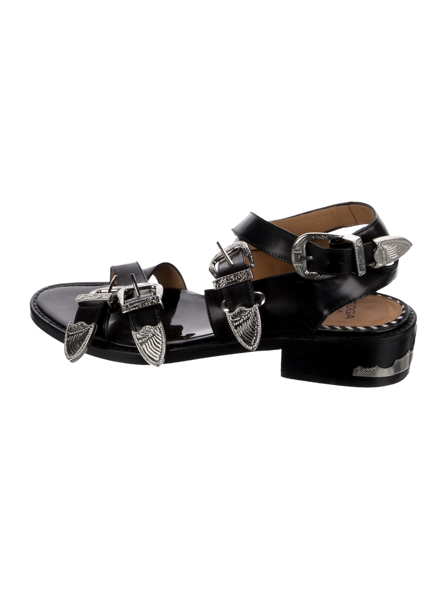 Toga Pulla Leather Gladiator Sandals