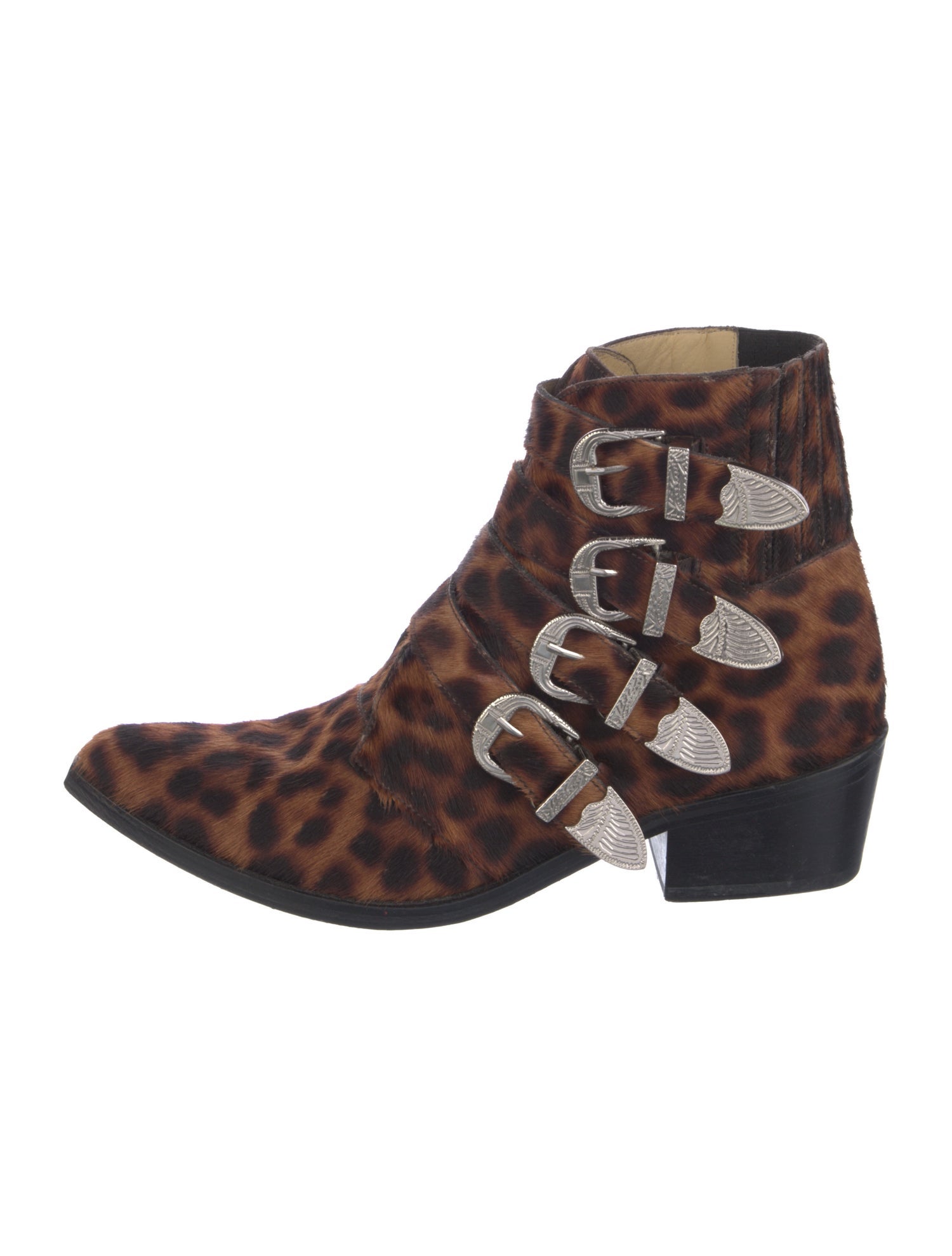 Toga Pulla Ponyhair Animal Print Western Boots