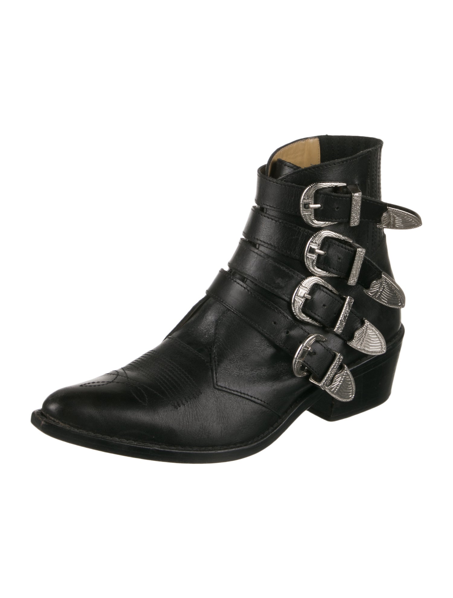 Toga Pulla Leather Western Boots