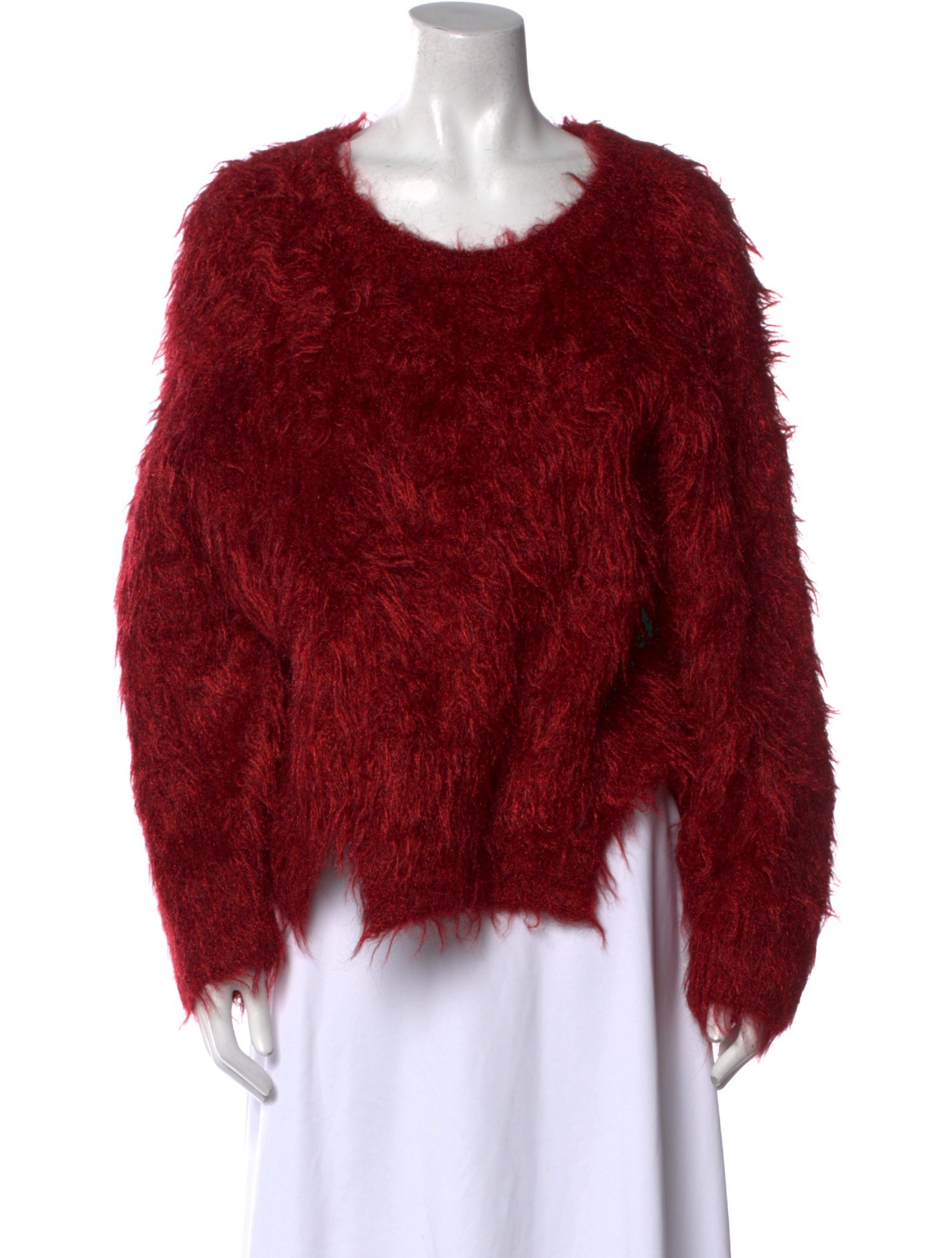 Toga Pulla Nylon Scoop Neck Sweater