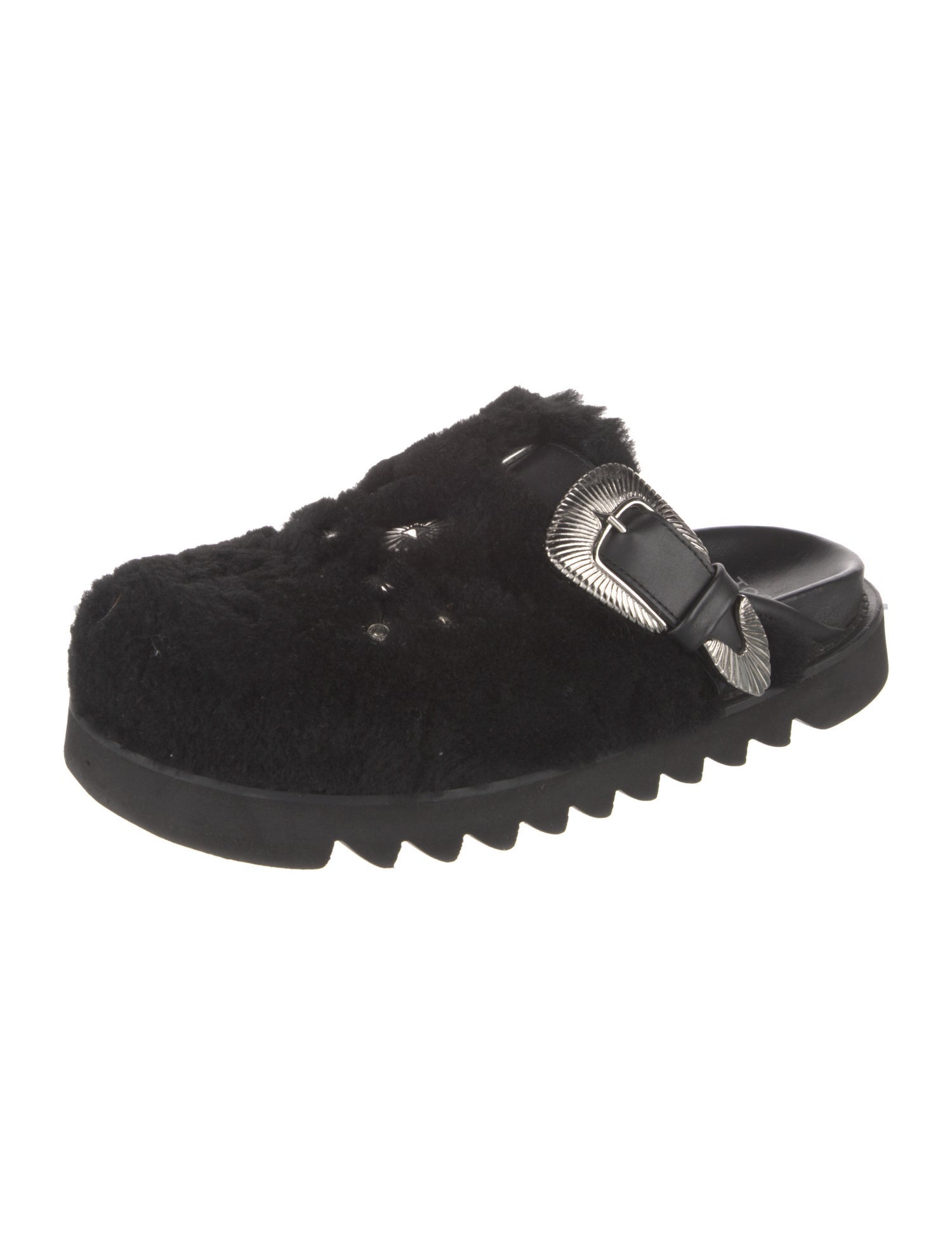 Toga Pulla Leather Studded Accents Mules