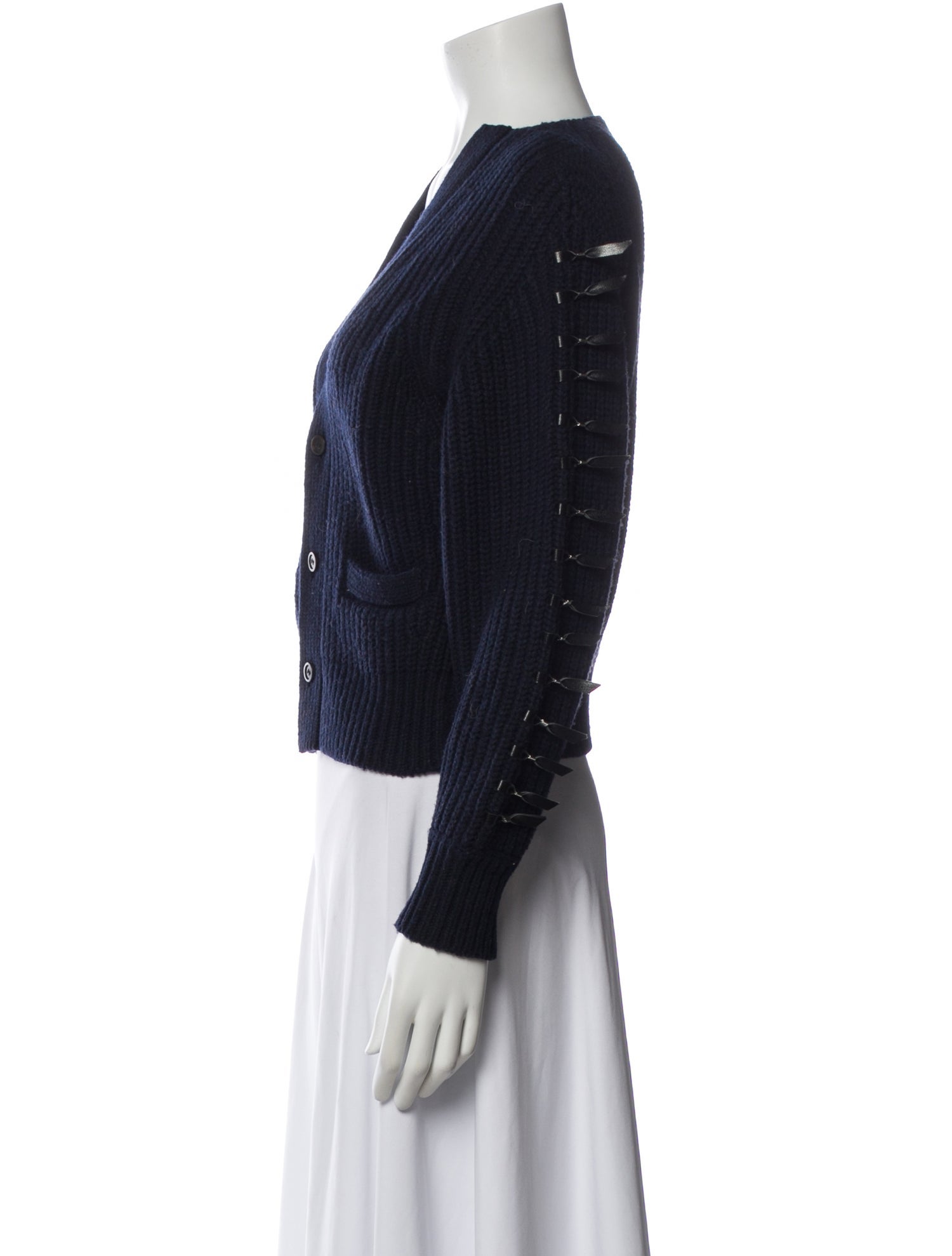 Toga Pulla Wool V-Neck Sweater