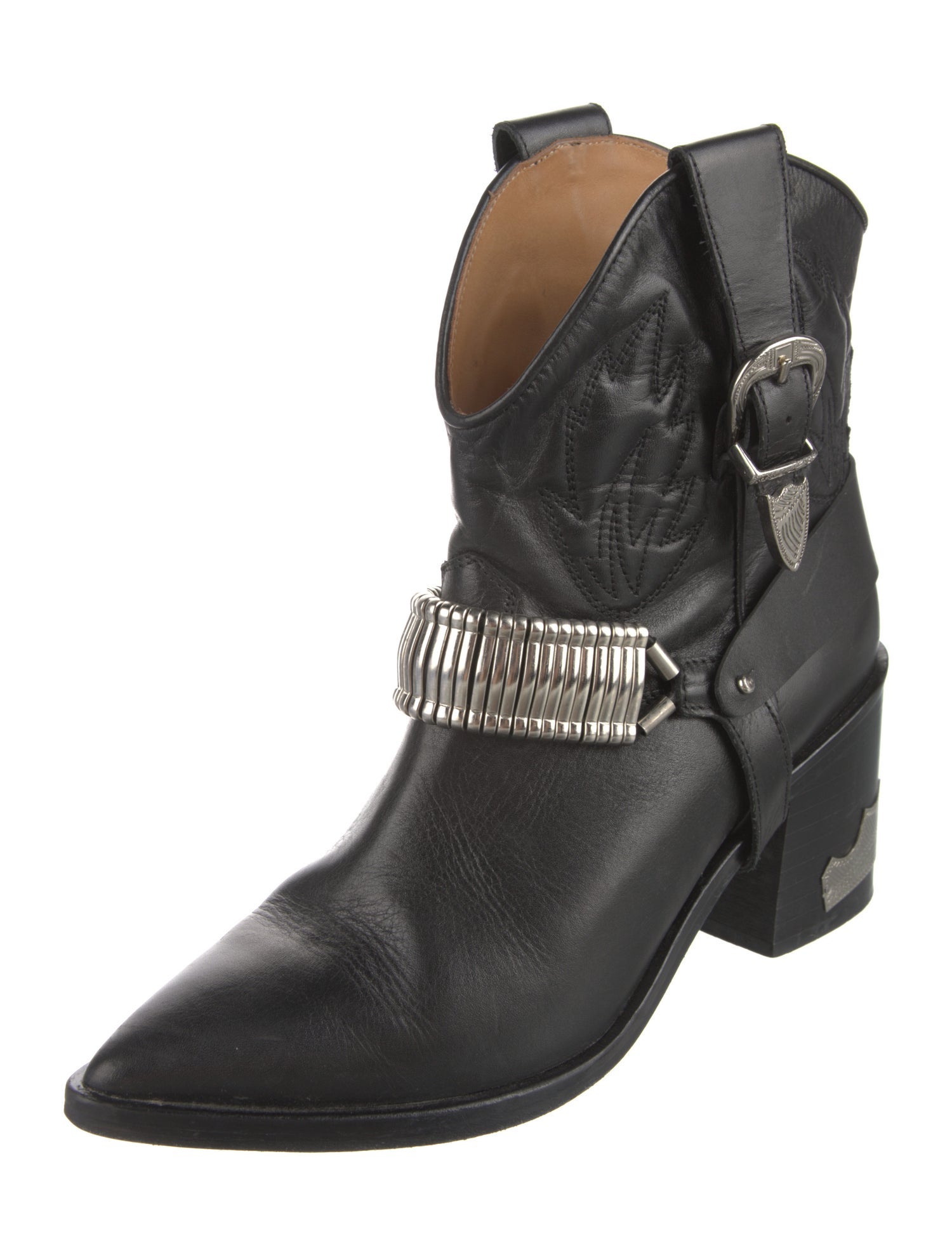 Toga Pulla Leather Moto Boots