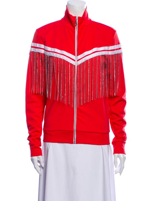 Each x Other Striped Bomber Jacket Orange