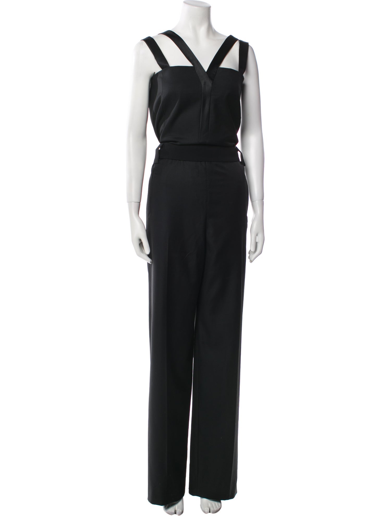Each x Other Wool V-Neck Jumpsuit