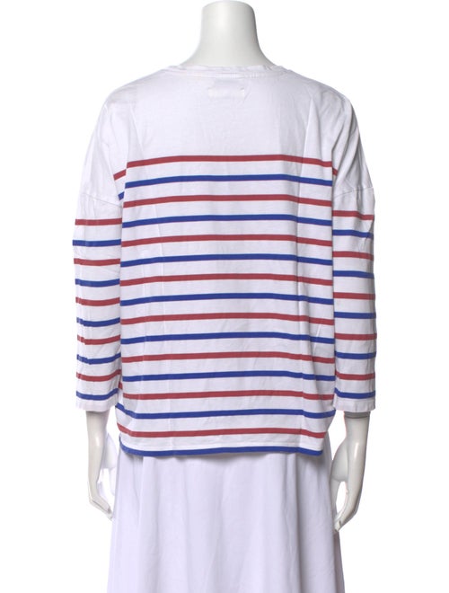 Each x Other Striped Bateau Neckline Top