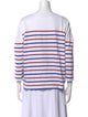 Each x Other Striped Bateau Neckline Top