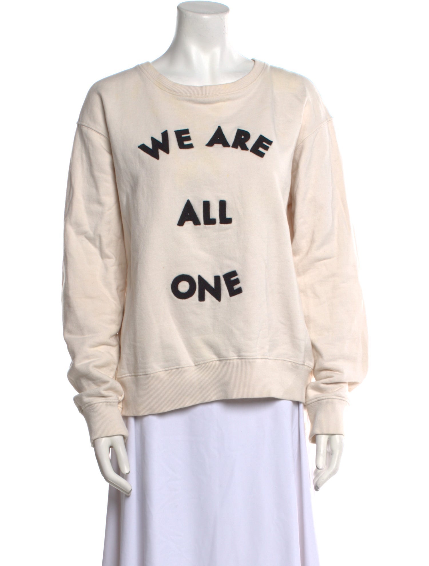 Each x Other Graphic Print Scoop Neck Sweater
