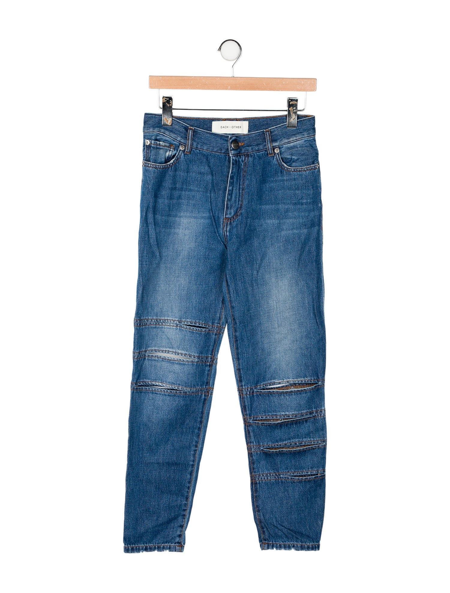 Each x Other High-Rise Straight Leg Jeans