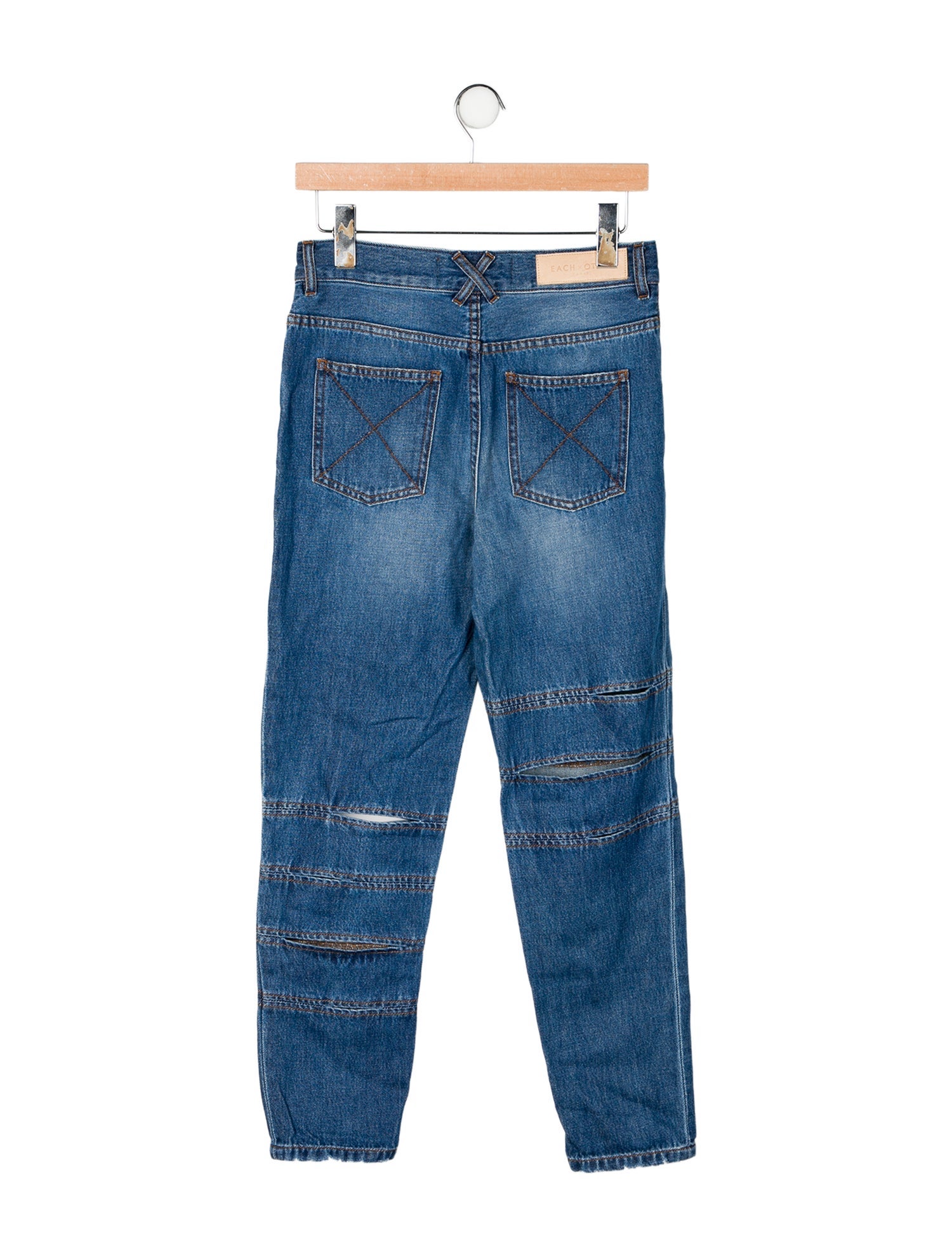 Each x Other High-Rise Straight Leg Jeans
