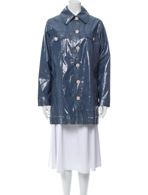 Shrimps Trench Coat Blue