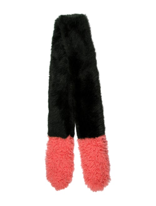 Shrimps Faux Fur Stole Green
