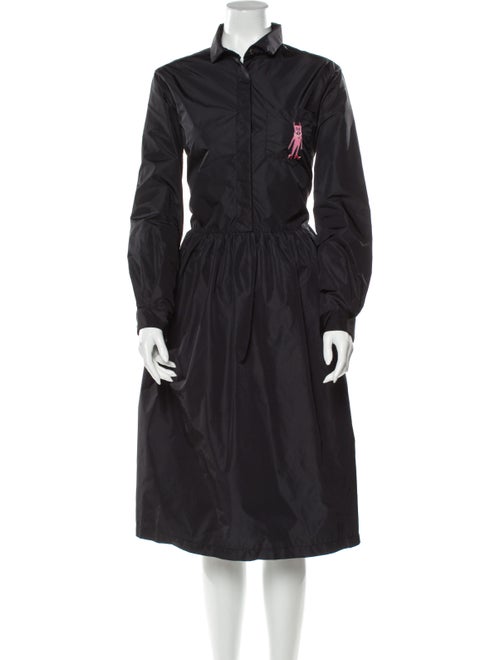 Shrimps Midi Length Dress Black
