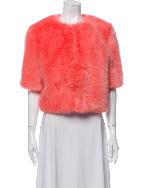 Shrimps Faux Fur Jacket Pink