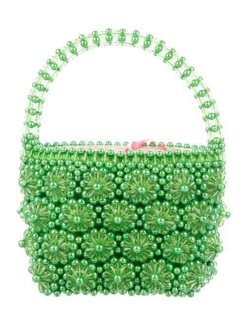 Shrimps Beaded Handle Bag w/ Tags Green