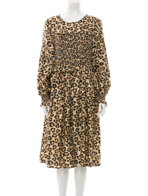 Shrimps Silk Midi Length Dress