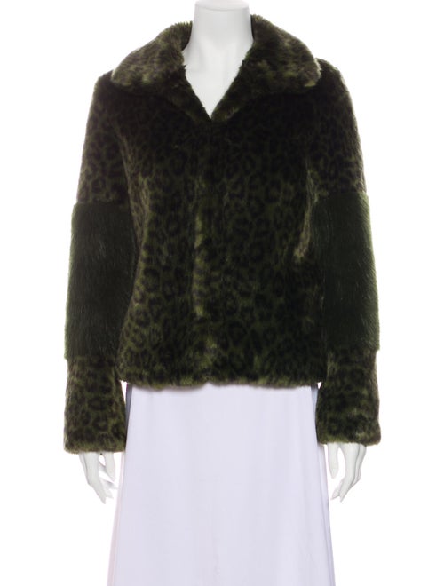 Shrimps Faux Fur Coat Green
