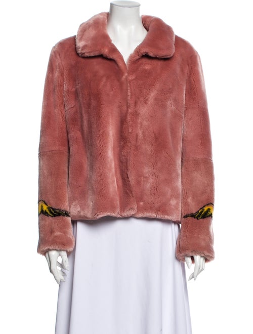 Shrimps Faux Fur Coat Pink