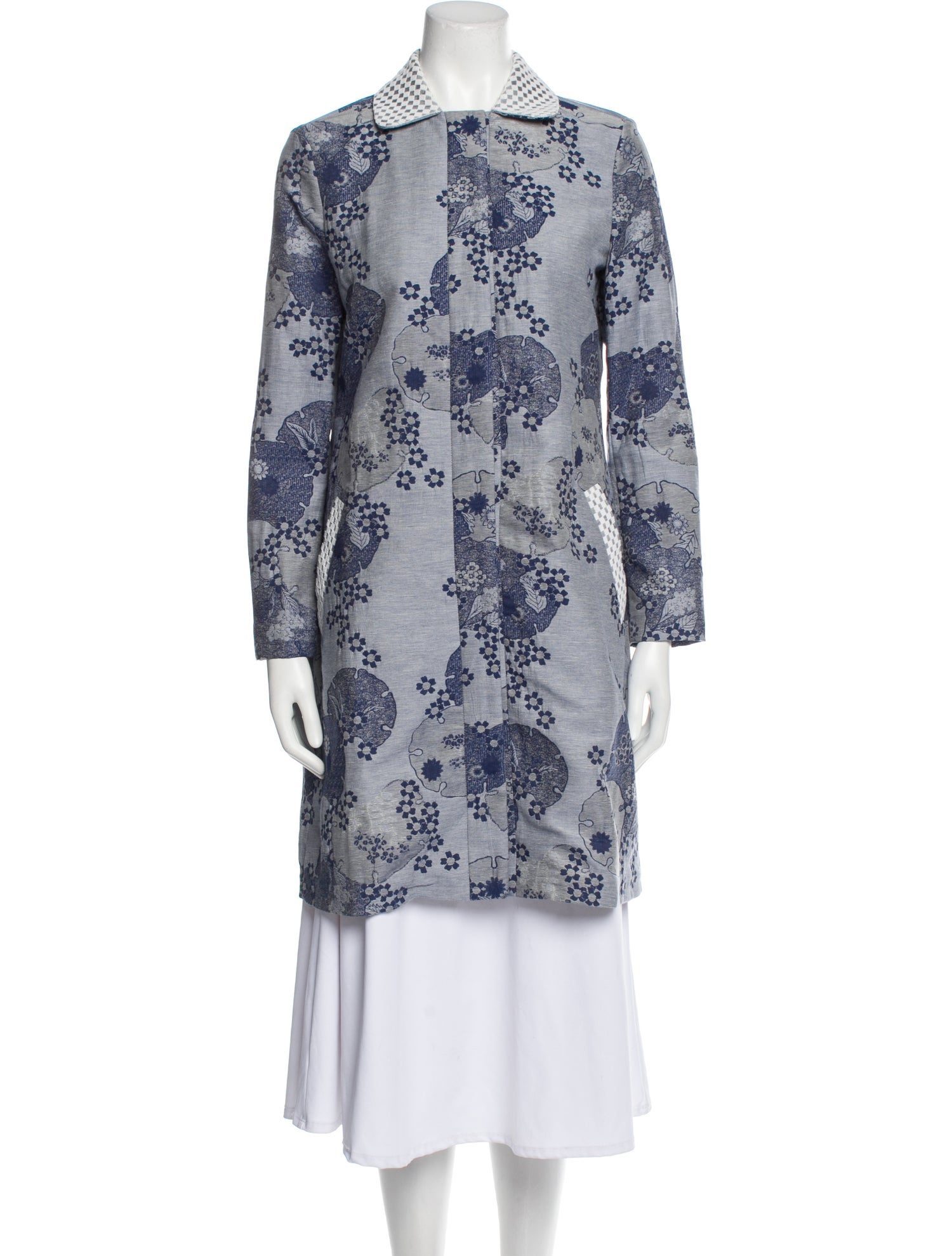 Shrimps Floral Print Coat