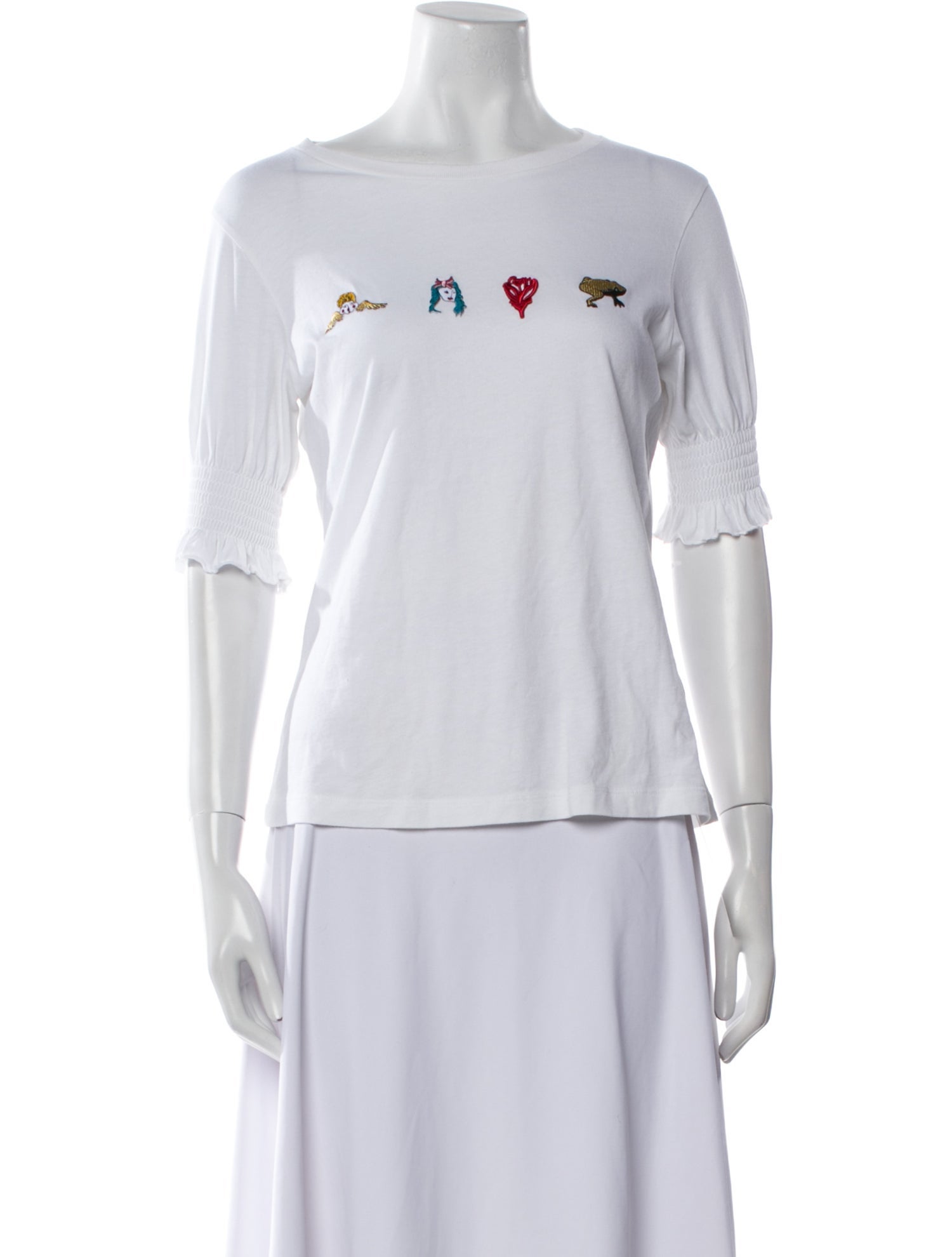 Shrimps Graphic Print Crew Neck T-Shirt