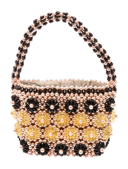 Shrimps Acrylic Top Handle Bag