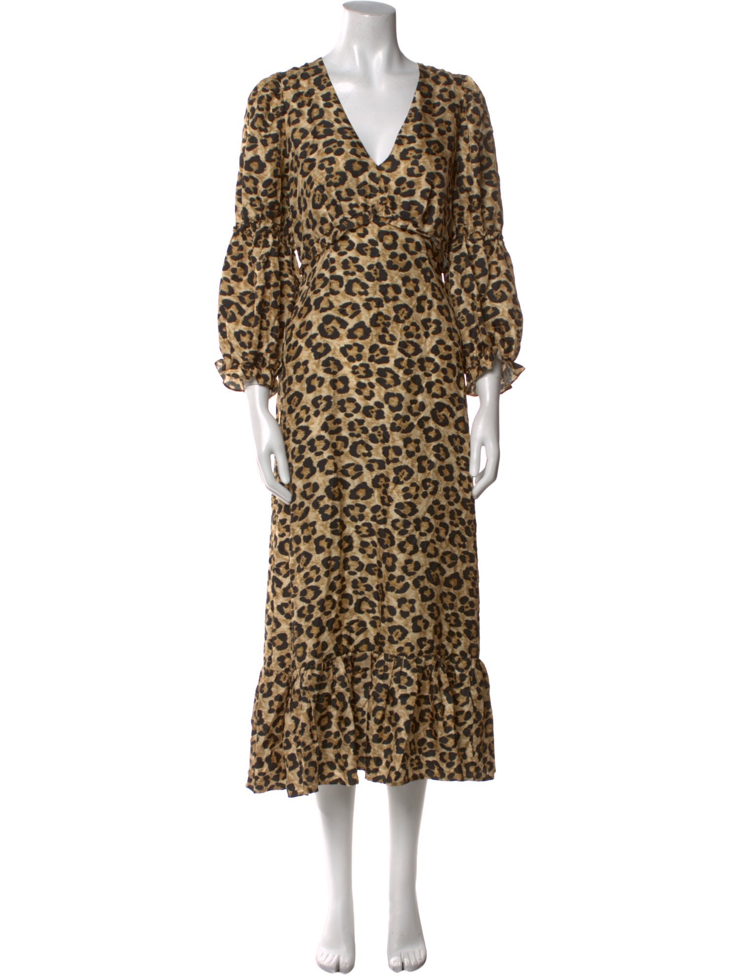 Shrimps Silk Long Dress