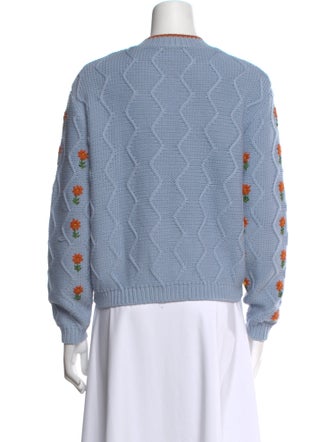 Shrimps Merino Wool Printed Sweater