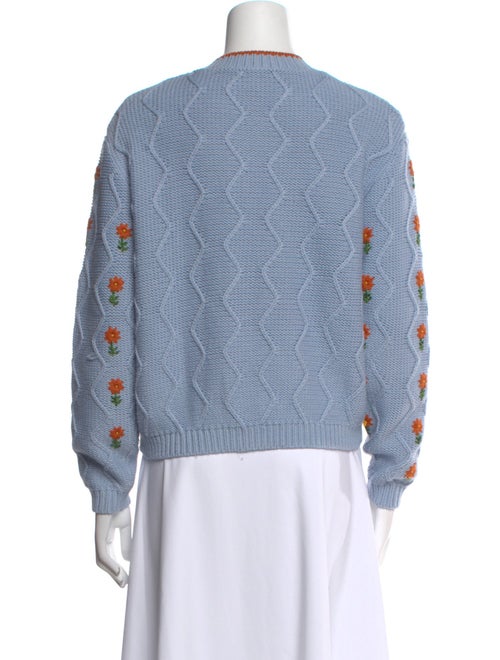 Shrimps Merino Wool Printed Sweater