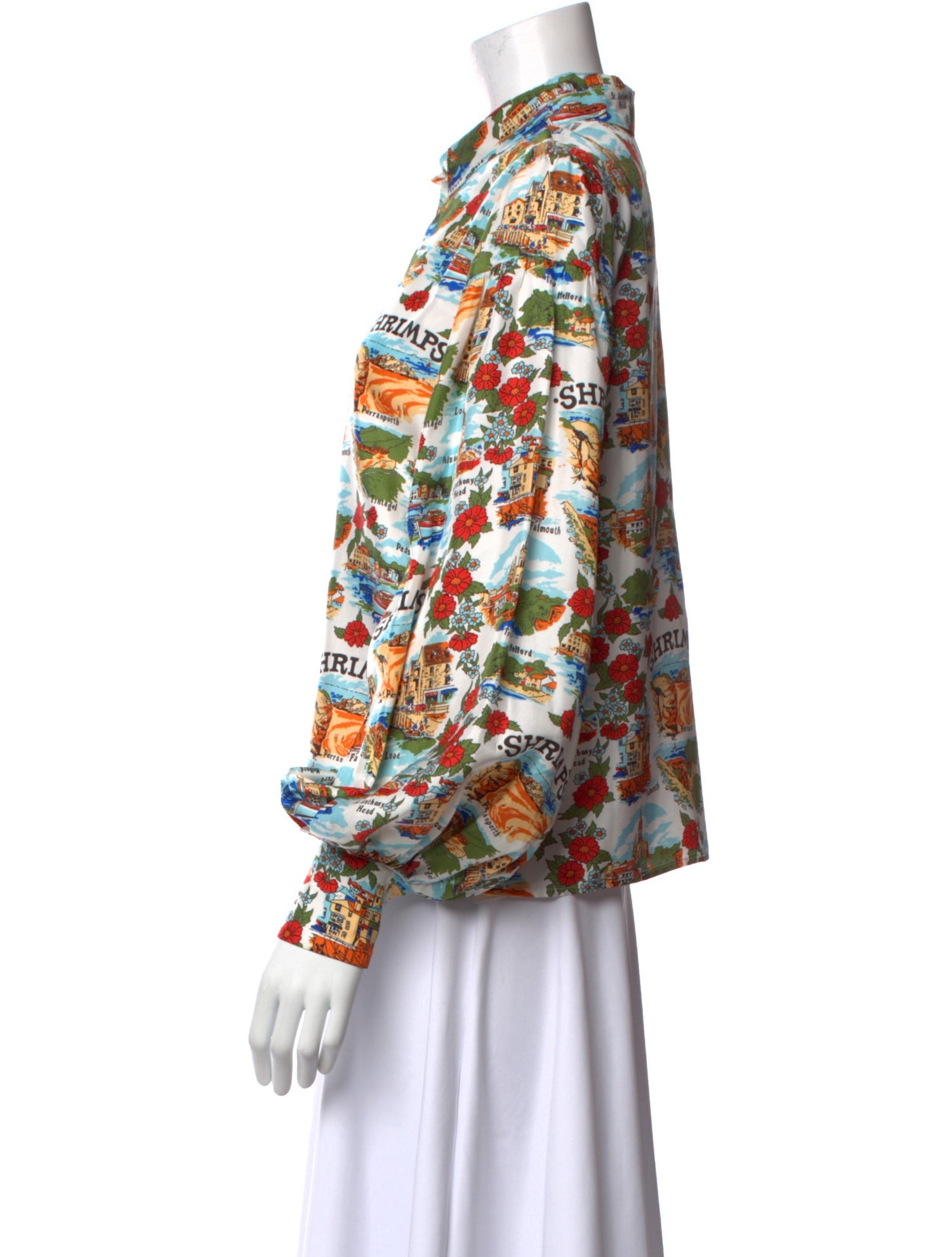 Shrimps Silk Printed Blouse