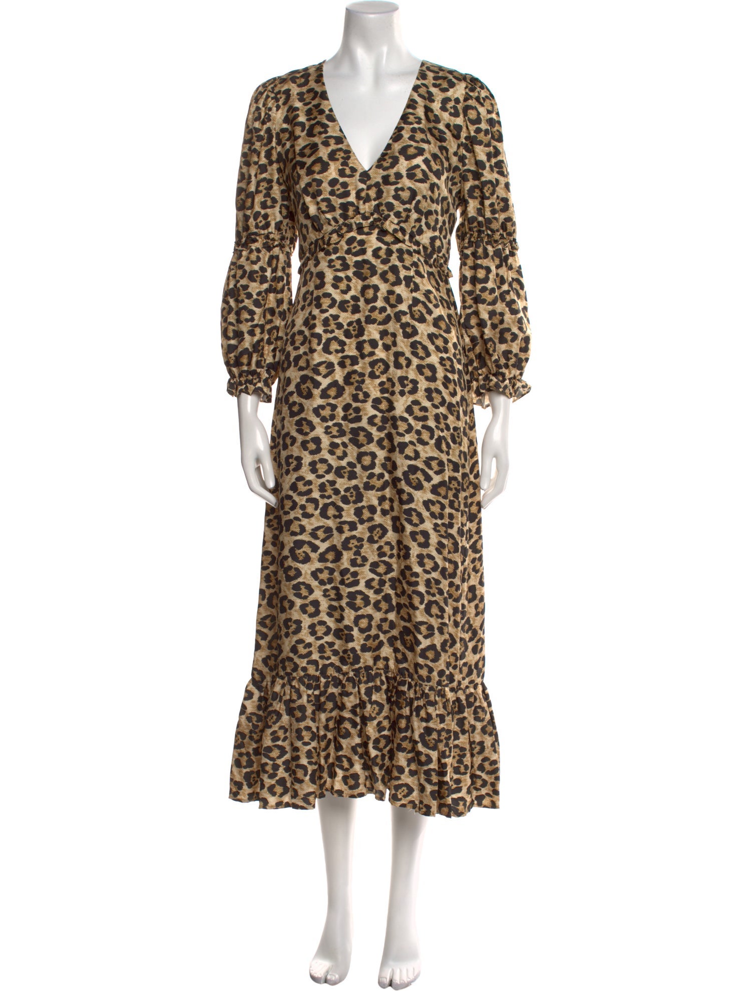 Shrimps Silk Long Dress