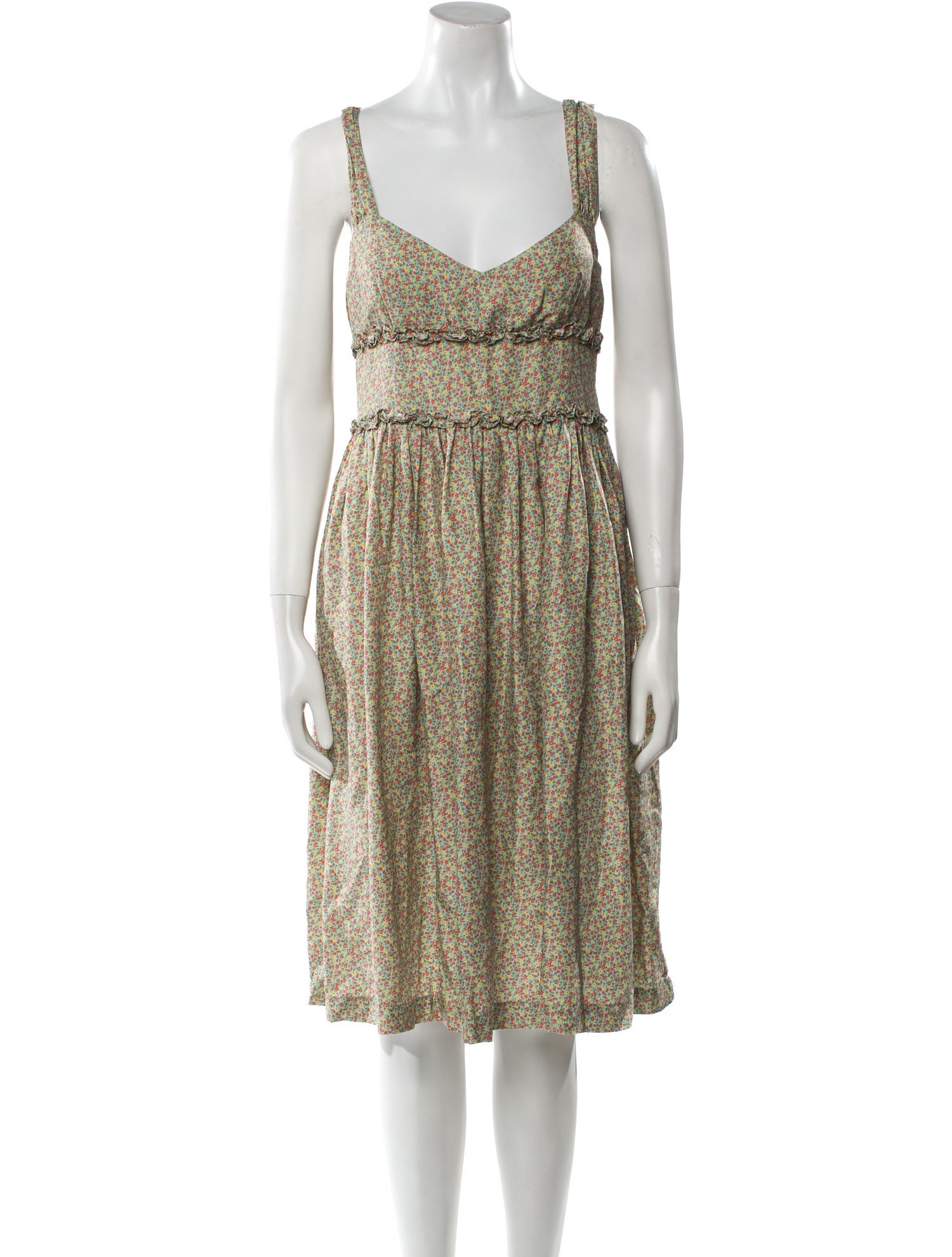 Shrimps Silk Midi Length Dress