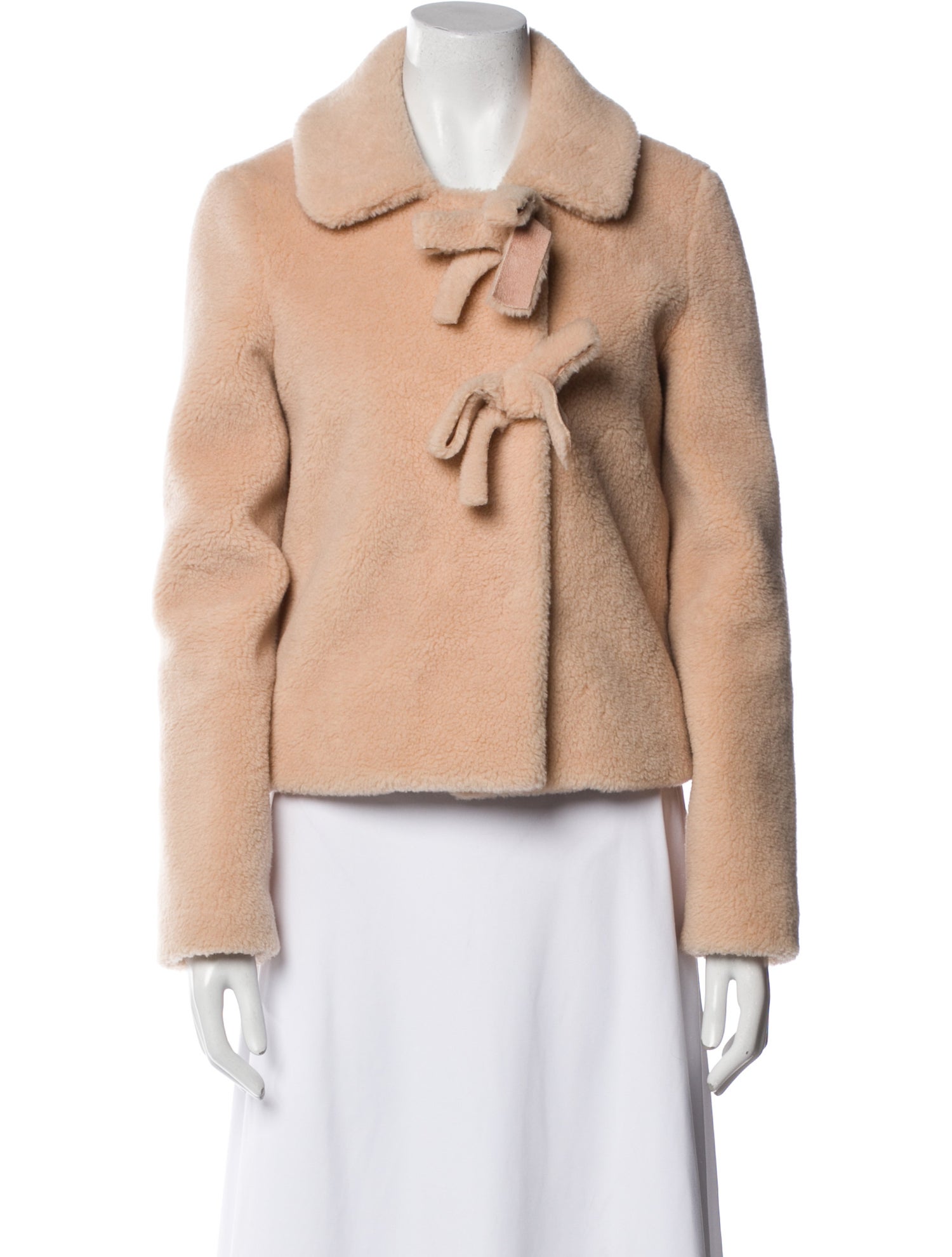 Shrimps Wool Faux Fur Jacket