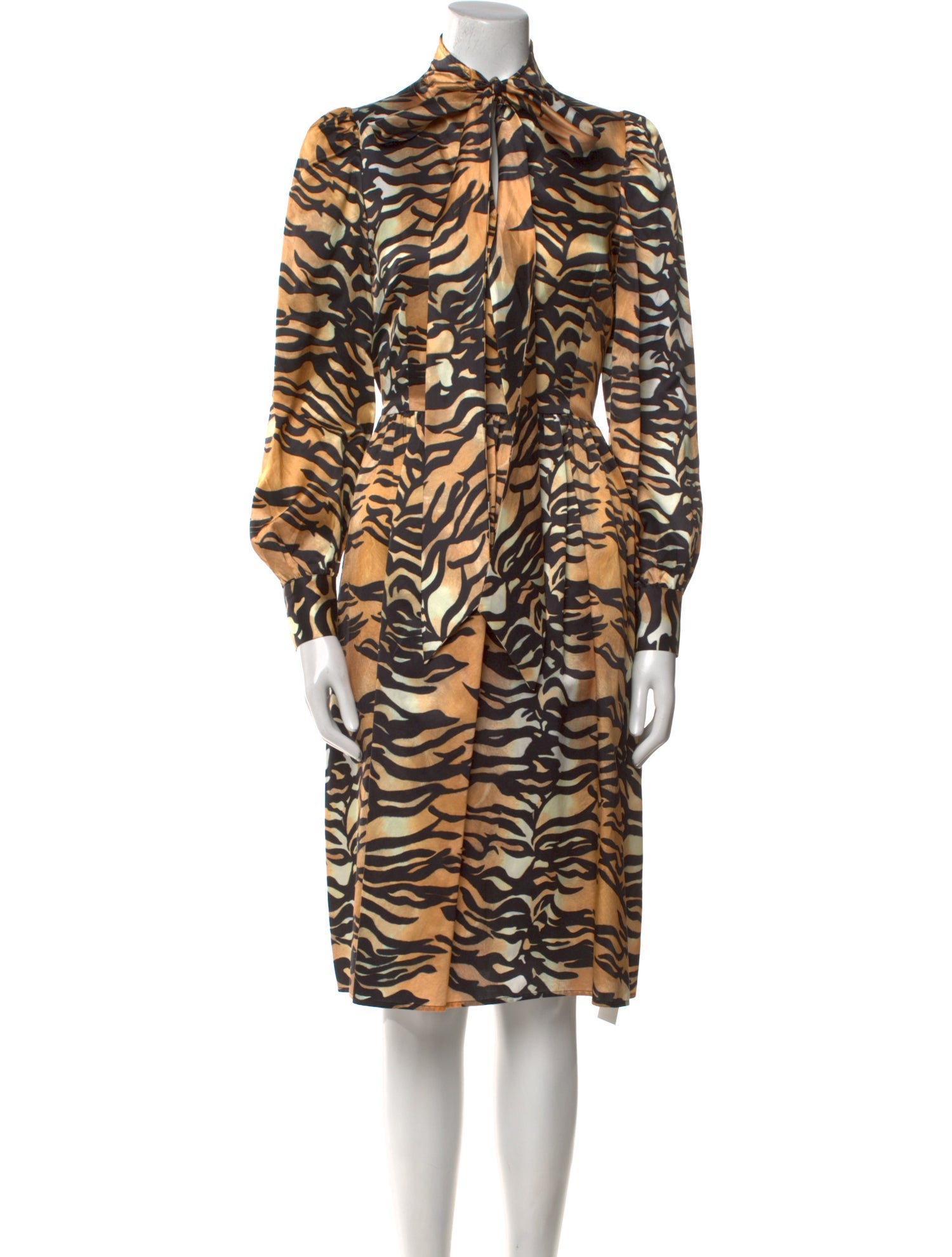Shrimps Animal Print Knee-Length Dress