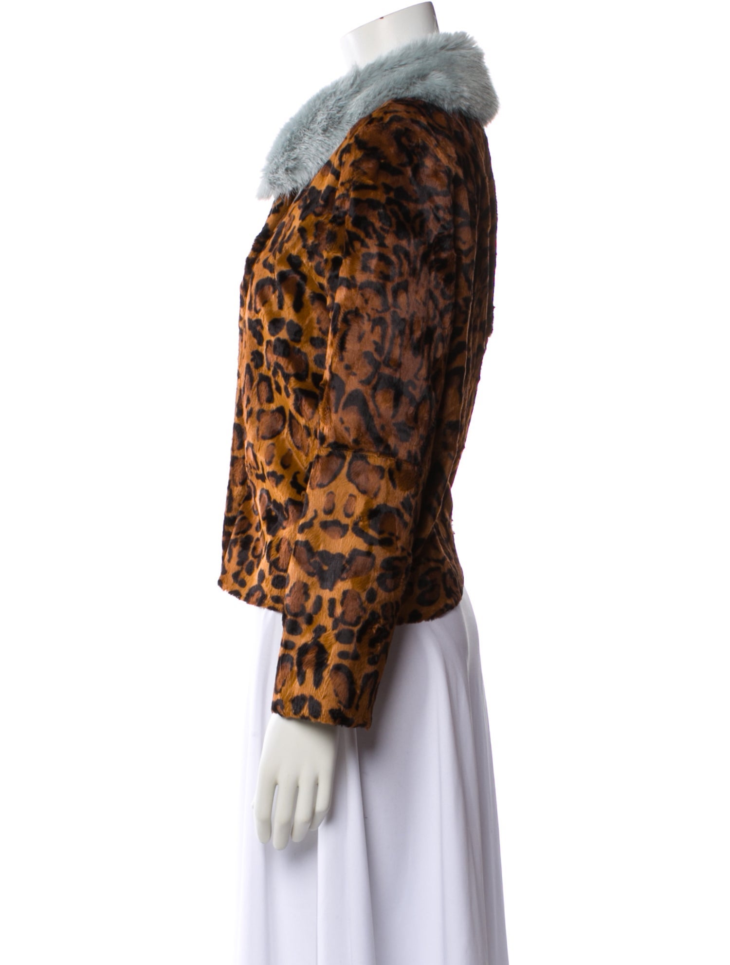 Shrimps Animal Print Faux Fur Jacket