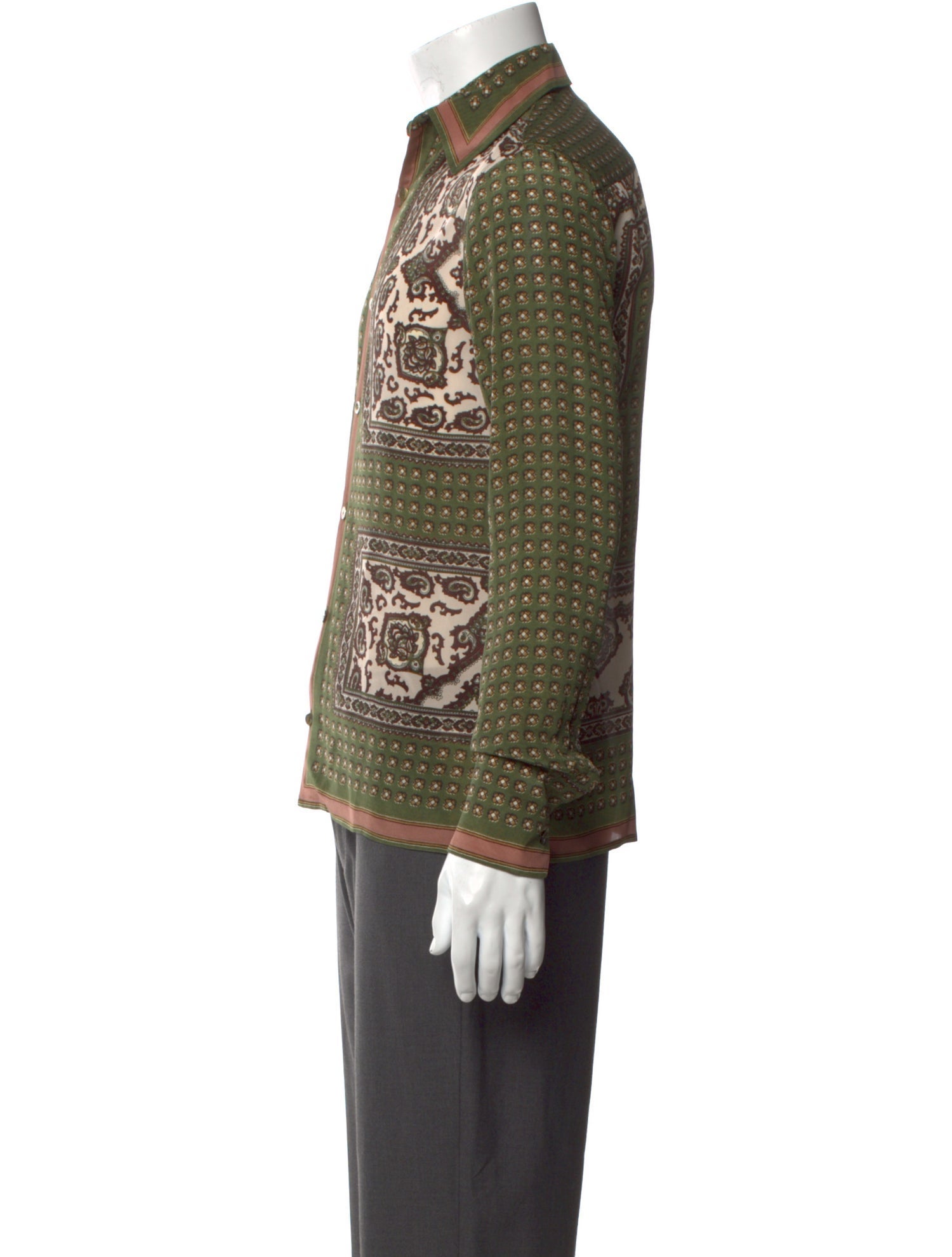 73 London Silk Printed Shirt