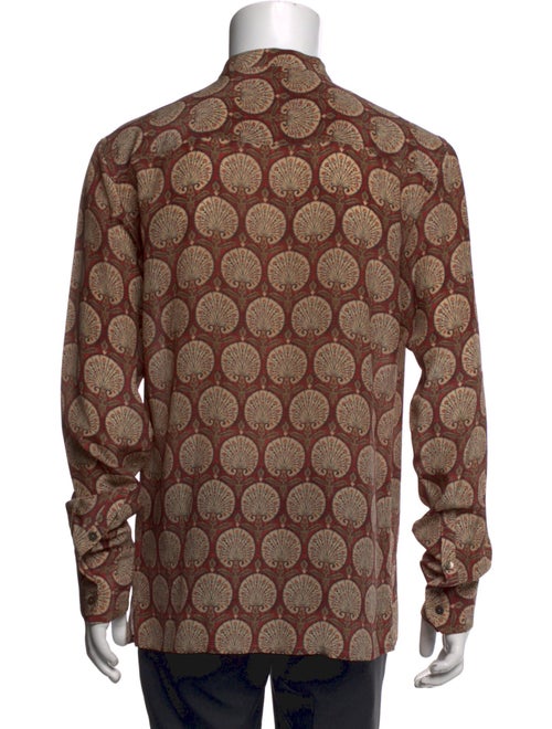 73 London Silk Plaid Print Shirt