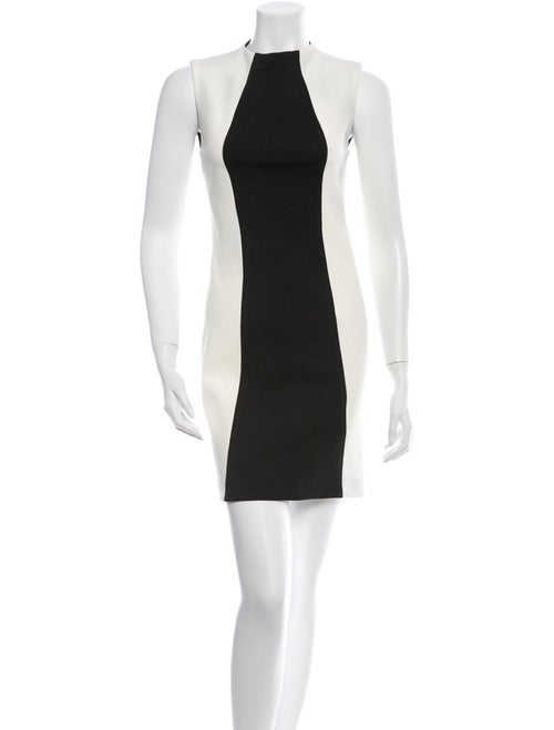 Nicholas Sleeveless Bicolor Dress white