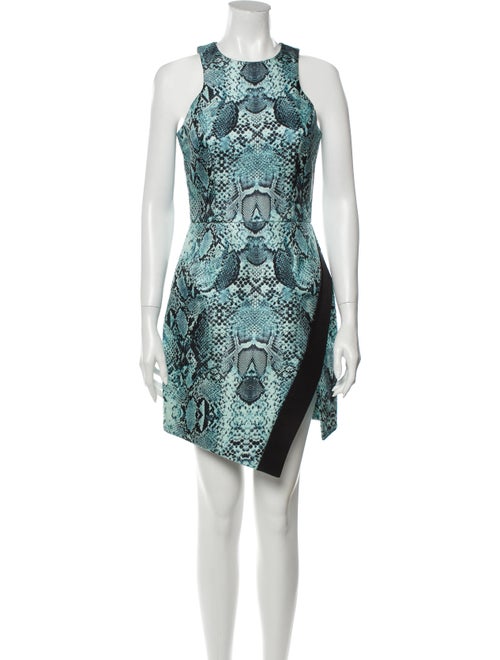 Nicholas Silk Mini Dress Green