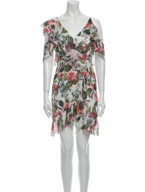 Nicholas Silk Mini Dress White
