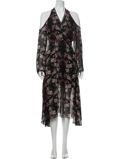 Nicholas Silk Long Dress Black
